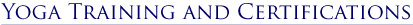 Yoga Training and Certifications